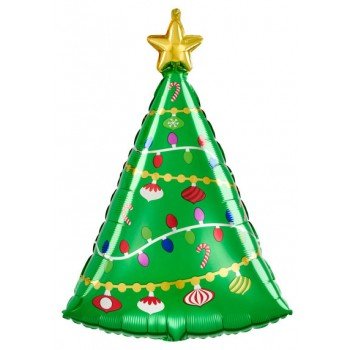 Karácsonyfa fólia lufi 60 cm Karácsonyfa fólia lufi 60 cm