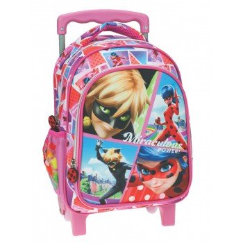 Katicabogár és Fekete macska kalandjai gurulós ovis hátizsák, táska 30 cm Katicabogár és Fekete macska kalandjai gurulós ovis hátizsák, táska 30 cm