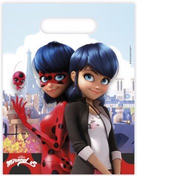 Miraculous Ladybug, Katicabogár és Fekete macska kalandjai ajándéktasak 6 db-os