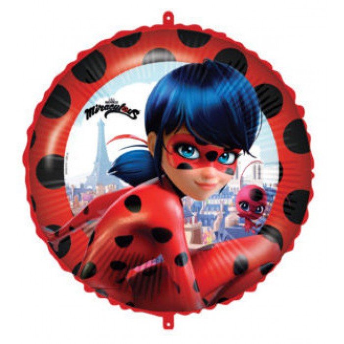 Miraculous Ladybug, Katicabogár és Fekete macska kalandjai fólia lufi 46 cm