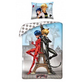 Katicabogár és Fekete macska kalandjai Paris ágyneműhuzat 140×200cm, 70×90 cm Katicabogár és Fekete macska kalandjai Paris ágyneműhuzat 140×200cm, 70×90 cm