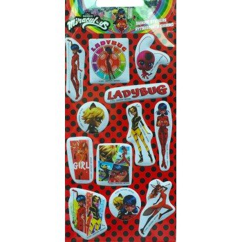 Katicabogár és Fekete macska kalandjai csillogó pufi szivacs matrica Katicabogár és Fekete macska kalandjai csillogó pufi szivacs matrica