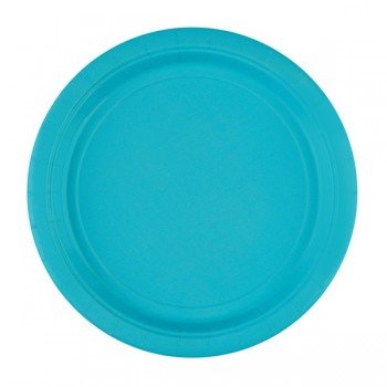 Caribbean, Kék papírtányér 8 db-os 23 cm Caribbean, Kék papírtányér 8 db-os 23 cm