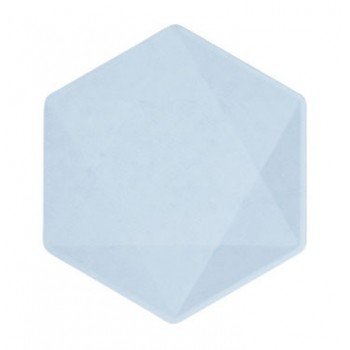 Kék Vert Decor hatszögletű lapostányér 6 db-os 15,8 cm Kék Vert Decor hatszögletű lapostányér 6 db-os 15,8 cm