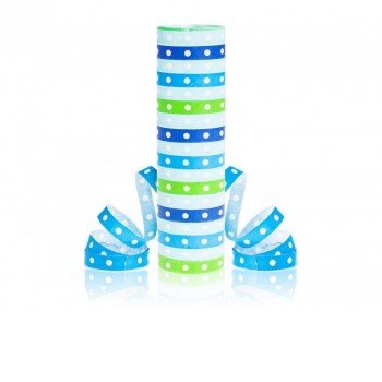 Blue-Green Dots, Kék-Zöld szerpentin 4 m Blue-Green Dots, Kék-Zöld szerpentin 4 m