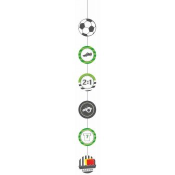 Focis Függő dekoráció 4 db-os szett Focis Függő dekoráció 4 db-os szett