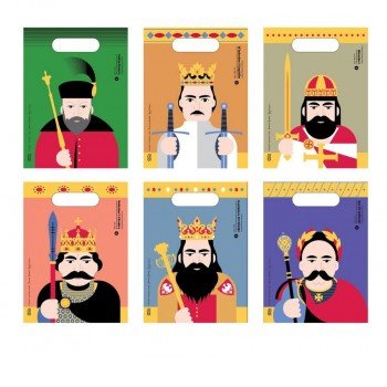 Királyok Royal ajándéktasak 6 db-os