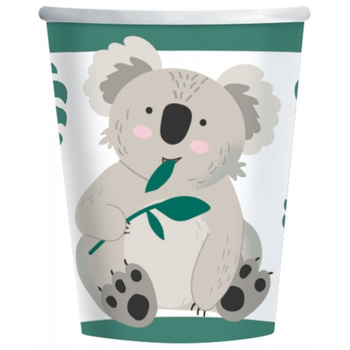 Koala papír pohár 8 db-os 250 ml