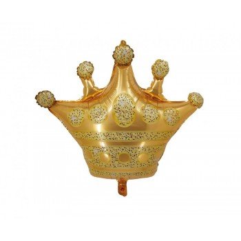 Korona Gold fólia lufi 66 cm Korona Gold fólia lufi 66 cm