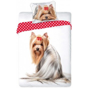 Kutyás Yorkshire ágyneműhuzat 140×200cm, 70×90 cm Kutyás Yorkshire ágyneműhuzat 140×200cm, 70×90 cm
