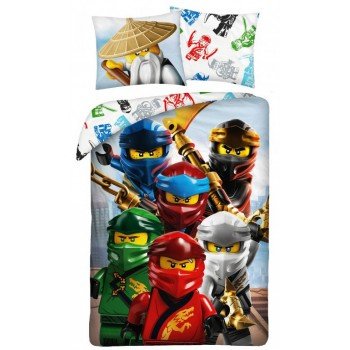 Lego Ninjago ágyneműhuzat 140×200cm, 70×90 cm Lego Ninjago ágyneműhuzat 140×200cm, 70×90 cm