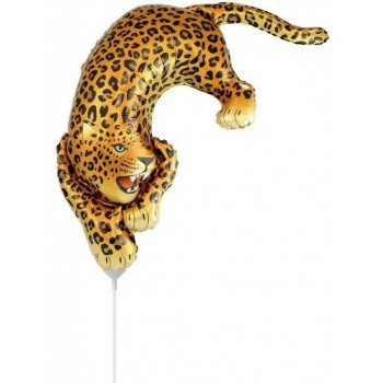 Savage Leopard, Leopárd fólia lufi 36 cm Savage Leopard, Leopárd fólia lufi 36 cm