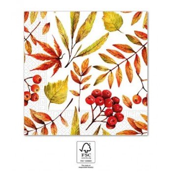 Fallen Leaves szalvéta 20 db-os, 33x33 cm FSC Fallen Leaves szalvéta 20 db-os, 33x33 cm FSC