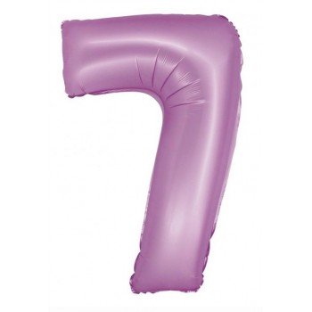 Lavender Matt, Levendula 7-es szám fólia lufi 76 cm Lavender Matt, Levendula 7-es szám fólia lufi 76 cm