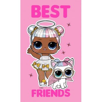 LOL Surprise Best Friends kéztörlő arctörlő, törölköző 30*50cm LOL Surprise Best Friends kéztörlő arctörlő, törölköző 30*50cm