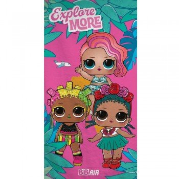 LOL Surprise Explore fürdőlepedő, strand törölköző 70x140cm (Fast Dry) LOL Surprise Explore fürdőlepedő, strand törölköző 70x140cm (Fast Dry)