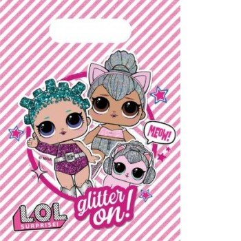 LOL Surprise Glitterati Ajándéktasak 6 db-os