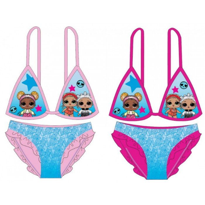 LOL Surprise gyerek fürdőruha, bikini 98-128 cm