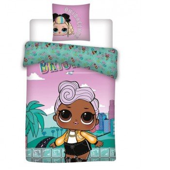 LOL Surprise ágyneműhuzat 140×200cm, 65×65 cm LOL Surprise ágyneműhuzat 140×200cm, 65×65 cm