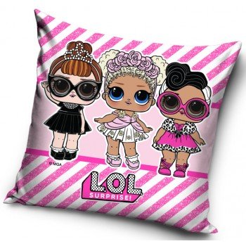LOL Surprise párnahuzat 40*40 cm