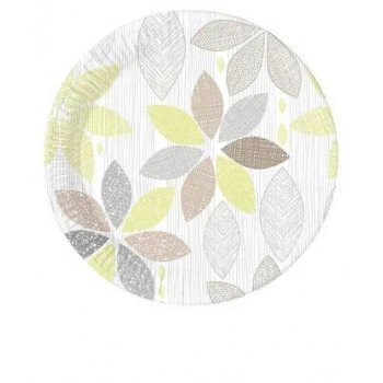 Foliage, Lomb papírtányér 8 db-os 23 cm Foliage, Lomb papírtányér 8 db-os 23 cm