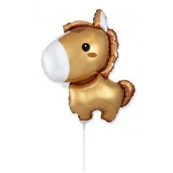 Baby Horse Brown, Lovas fólia lufi 36 cm Baby Horse Brown, Lovas fólia lufi 36 cm