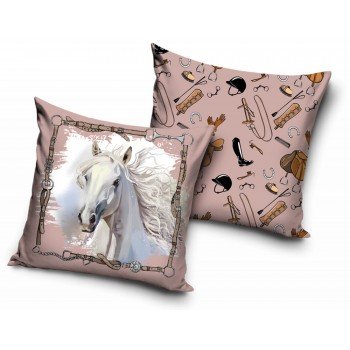 Lovas párnahuzat 40x40 cm