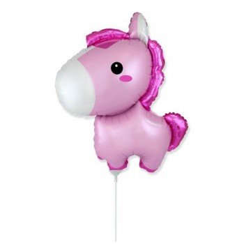 Baby Horse Pink, Lovas fólia lufi 36 cm (WP) Baby Horse Pink, Lovas fólia lufi 36 cm (WP)