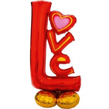 Love AirLoonz óriás fólia lufi 147 cm Love AirLoonz óriás fólia lufi 147 cm