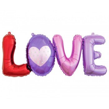 Love fólia lufi 74x29 cm Love fólia lufi 74x29 cm