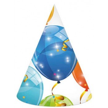 Sparkling Balloons, Lufis Parti kalap, csákó 6 db-os Sparkling Balloons, Lufis Parti kalap, csákó 6 db-os