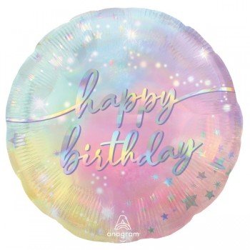 Luminous Happy Birthday fólia lufi 45 cm Luminous Happy Birthday fólia lufi 45 cm