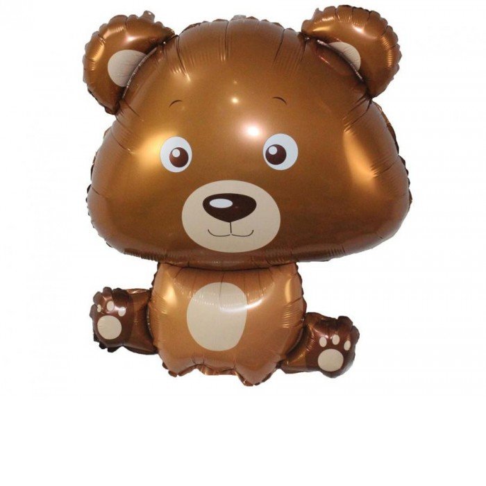 Maci Brown Teddy fólia lufi 60 cm