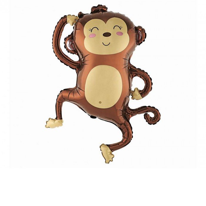 Monkey, Majom fólia lufi 78 cm