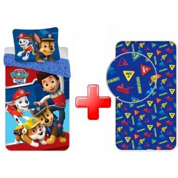 Mancs Őrjárat ágyneműhuzat és gumis lepedő szett Mancs Őrjárat ágyneműhuzat és gumis lepedő szett