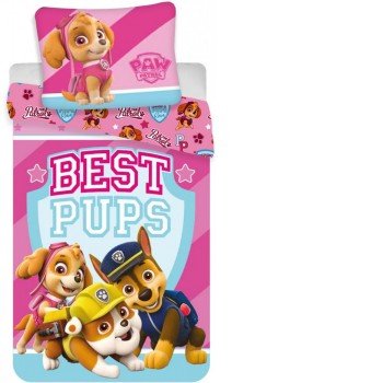 Mancs Őrjárat Best Pups gyerek ágyneműhuzat 100×135cm, 40×60 cm Mancs Őrjárat Best Pups gyerek ágyneműhuzat 100×135cm, 40×60 cm