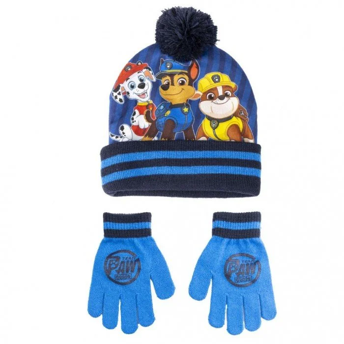 Mancs Őrjárat Blue gyerek sapka + kesztyű szett Mancs Őrjárat Blue gyerek sapka + kesztyű szett