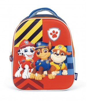 Mancs Őrjárat Boys 3D hátizsák, táska 32 cm Mancs Őrjárat Boys 3D hátizsák, táska 32 cm