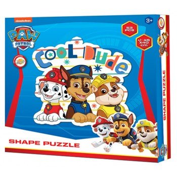 Mancs Őrjárat Cool Dude forma puzzle 53 db-os Mancs Őrjárat Cool Dude forma puzzle 53 db-os