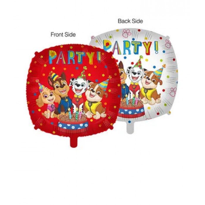 Paw Patrol Dual Faced, Mancs Őrjárat fólia lufi 46 cm