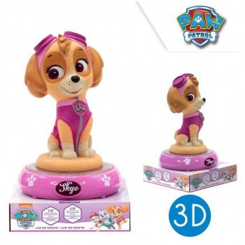 Mancs Őrjárat Éjjeli lámpa, éjszakai fény LED 3D Mancs Őrjárat Éjjeli lámpa, éjszakai fény LED 3D