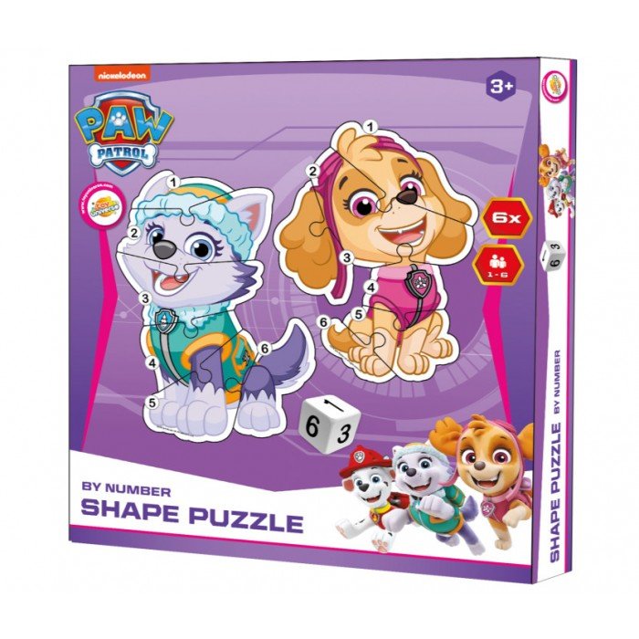 Mancs Őrjárat Girls forma puzzle játék