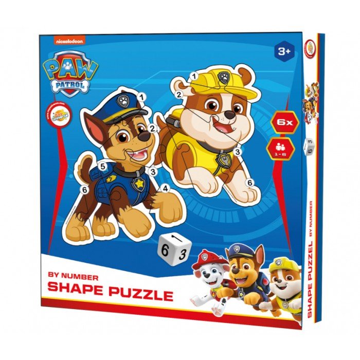 Mancs Őrjárat Guys forma puzzle játék