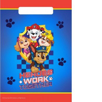 Mancs Őrjárat ajándéktasak 8 db-os Mancs Őrjárat ajándéktasak 8 db-os