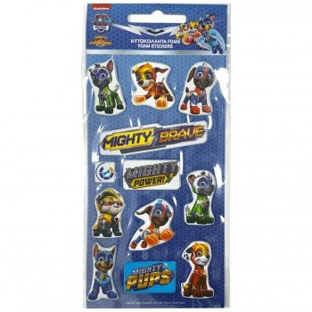 Mancs Őrjárat Knights pufi szivacs matrica szett