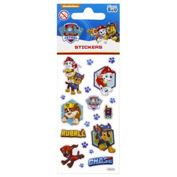 Mancs Őrjárat matrica ezüst díszítéssel Mancs Őrjárat matrica ezüst díszítéssel