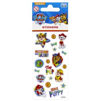 Mancs Őrjárat matrica ezüst díszítéssel Mancs Őrjárat matrica ezüst díszítéssel