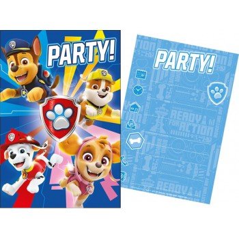 Mancs Őrjárat party meghívó Mancs Őrjárat party meghívó