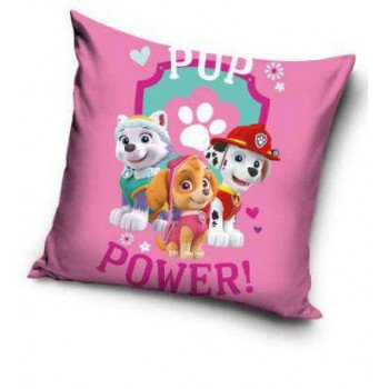 Mancs Őrjárat Pup Power párnahuzat 40x40 cm Mancs Őrjárat Pup Power párnahuzat 40x40 cm