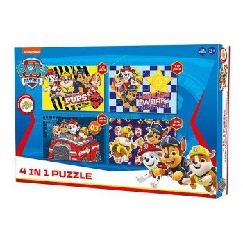 Mancs Őrjárat Pups puzzle 4 az 1-ben Mancs Őrjárat Pups puzzle 4 az 1-ben